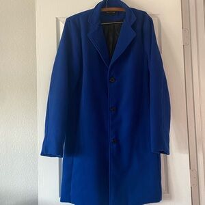 Elegant Blue Women's & Men Coat